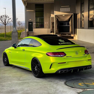 Covering Brillant Métallique Jaune Fluo - Vorren Plus