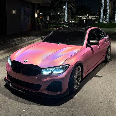 Covering Brillant Métallique Rose Laser - Vorren Plus - Vorren