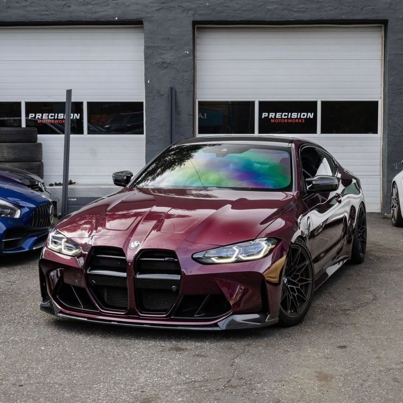 Covering Brillant Métallique Rouge Cerise - Vorren Plus - Vorren