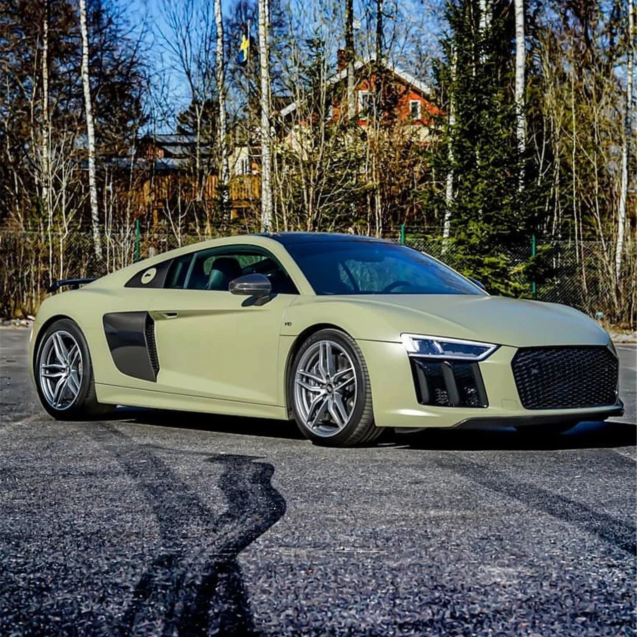 Covering Brillant Vert Kaki - Vorren Basic - Vorren